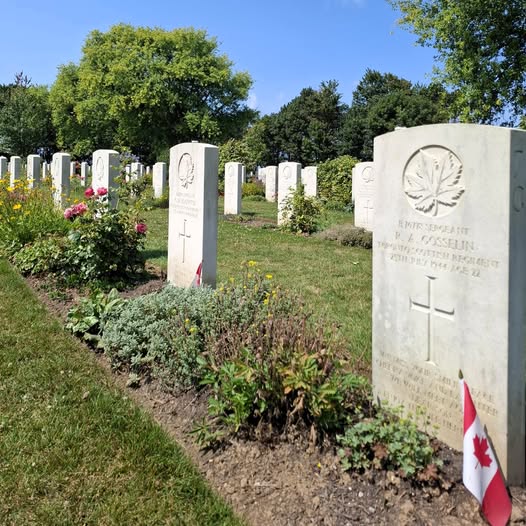 Cemetery grave markers at Beaconsfield, Swan Lake Manitoba